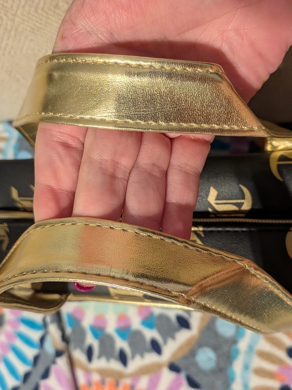 Juicy Couture Black and Gold Travel Bag - Picture 9 of 15